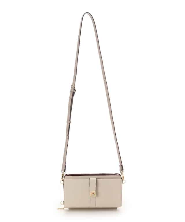 シンプル2wayウォレットショルダーバッグ