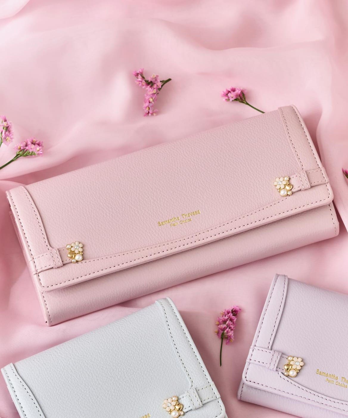 サイドブローチ 長財布