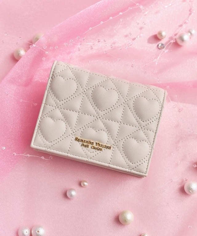 ハートキルト ミニ財布