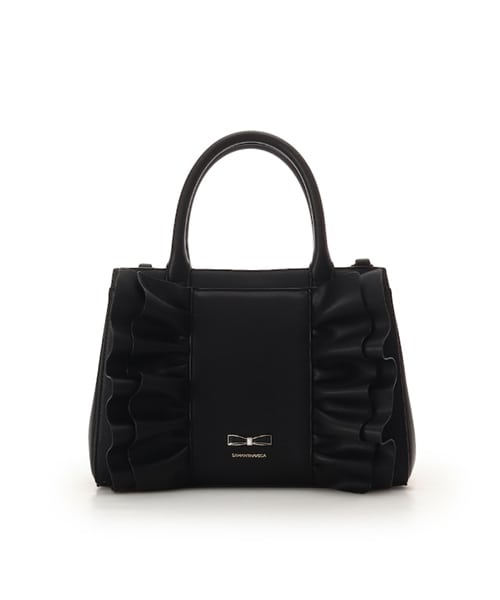 フリルリボンハンドバッグ