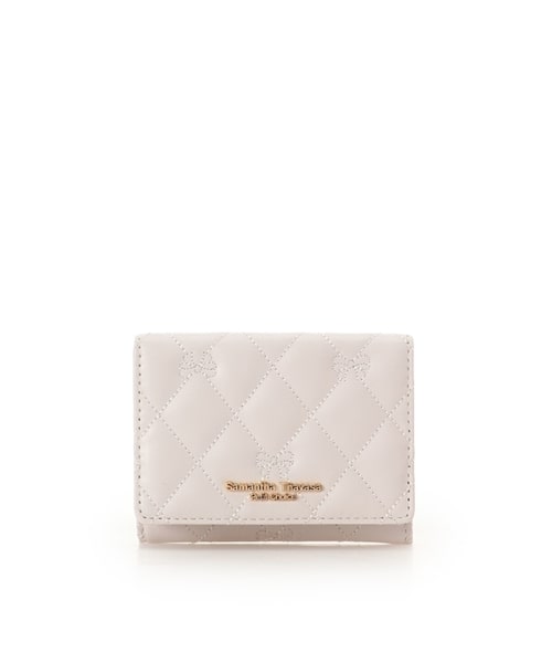 リボンキルト ミニ財布