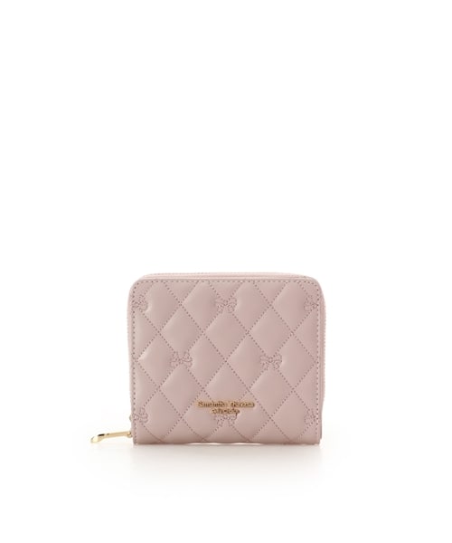 リボンキルト 折財布