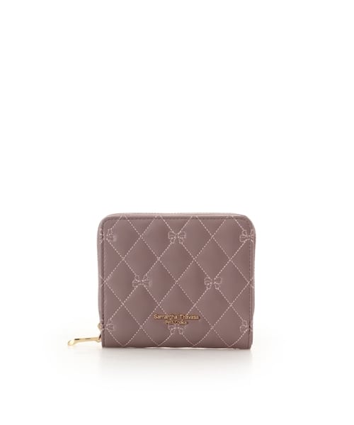 リボンキルト 折財布