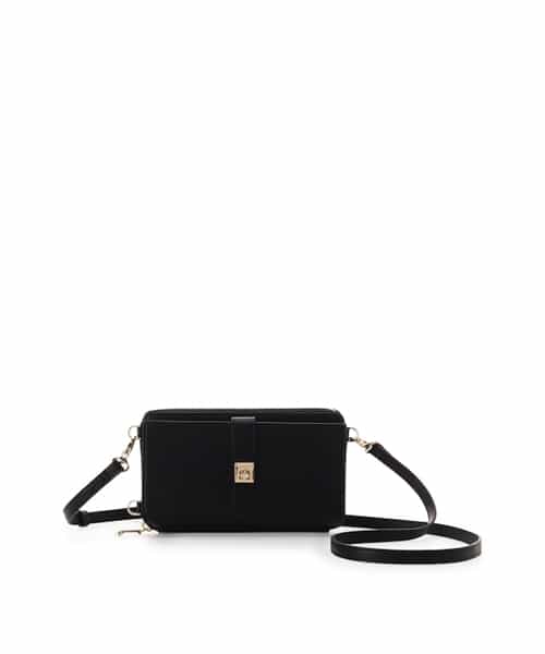シンプル2wayウォレットショルダーバッグ