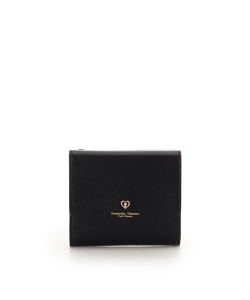 プチハート金具折財布
