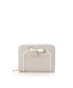 バイカラーリボン 折財布