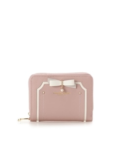 バイカラーリボン 折財布