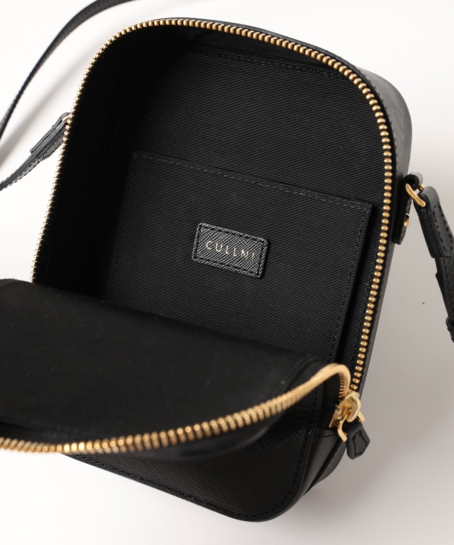 CULLNI / Leather Mini Shoulder Bag(ONE SIZE BLACK COMBI)｜ ザ