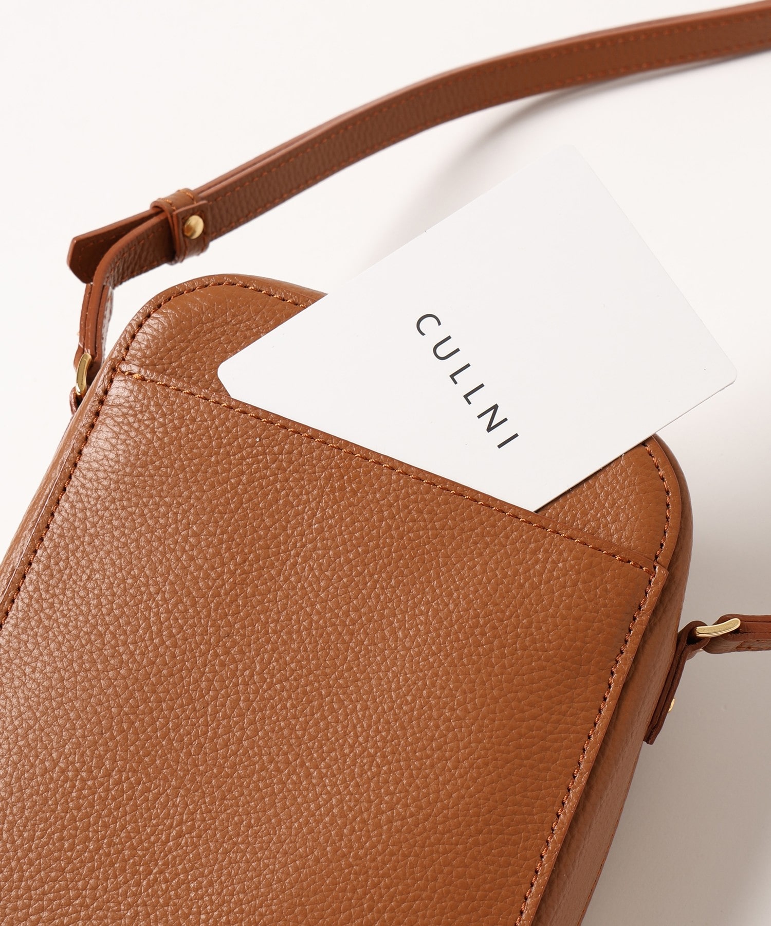 完売　CULLNI[クルニ] Leather Mini Shoulder Bag
