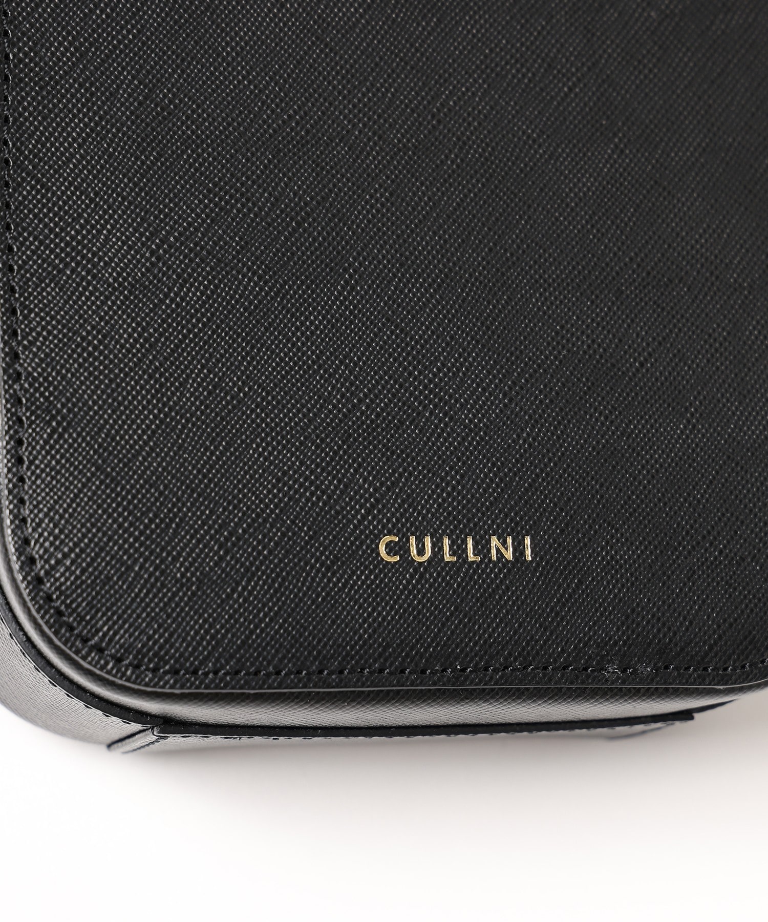 CULLNI / Leather Mini Shoulder Bag(ONE SIZE BLACK COMBI)｜ ザ