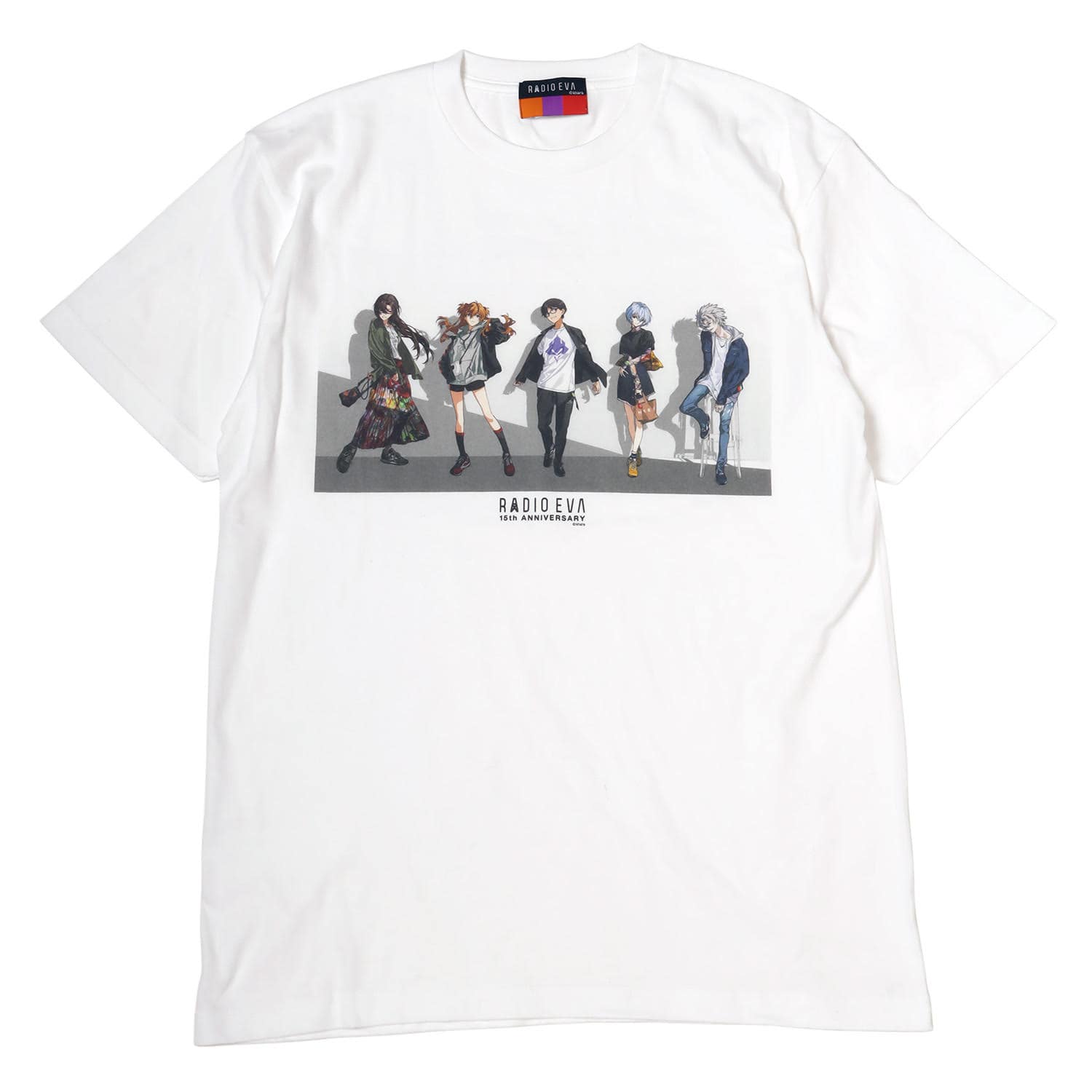 RADIO EVA Illustration T-Shirt δ（Mai Yoneyama）(WHITE(COLOR)) WHITE（COLOR） L
