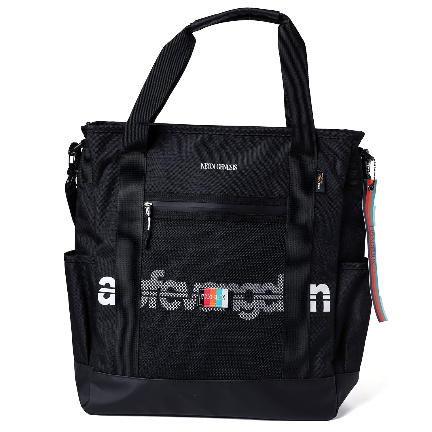 EVANGELION SHIN TOTE BAG by FIRE FIRST (BLACK) BLACK ONE SIZE