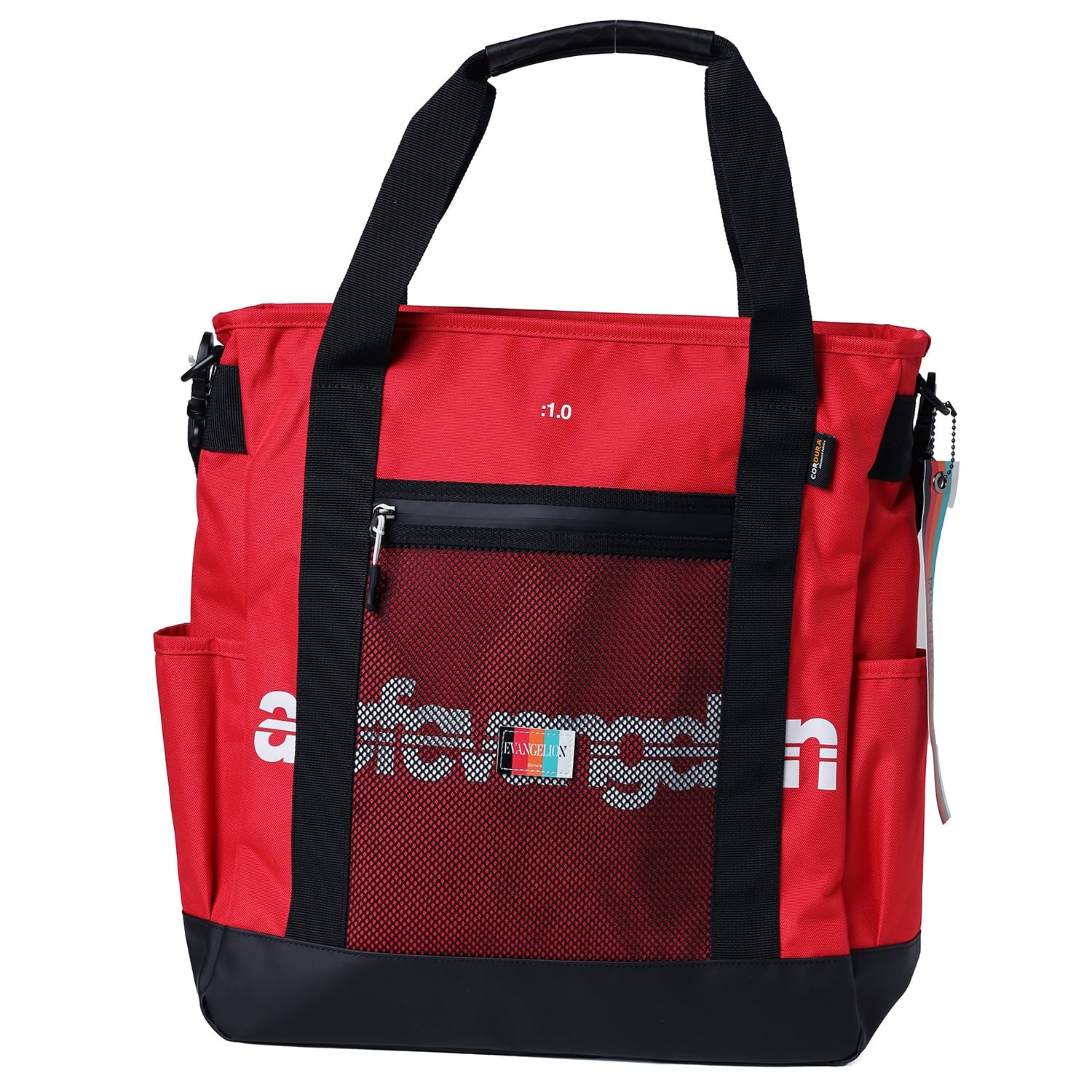 EVANGELION SHIN TOTE BAG by FIRE FIRST (RED) RED ONE SIZE