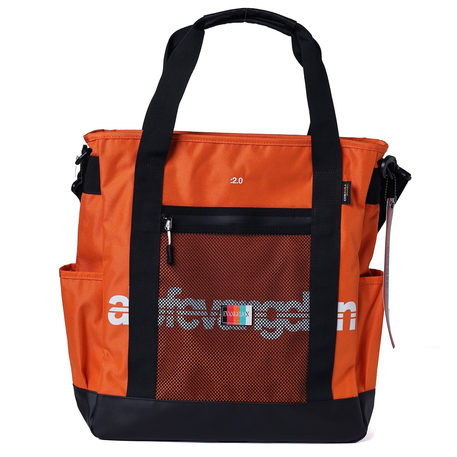 EVANGELION SHIN TOTE BAG by FIRE FIRST (ORANGE) ORANGE ONE SIZE