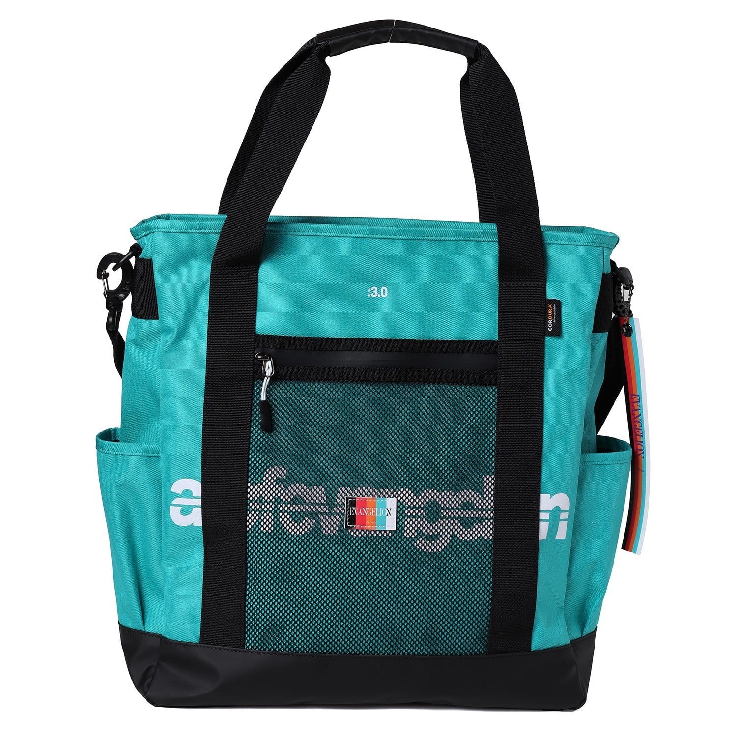 EVANGELION SHIN TOTE BAG by FIRE FIRST (SKY BLUE) SKY BLUE ONE SIZE