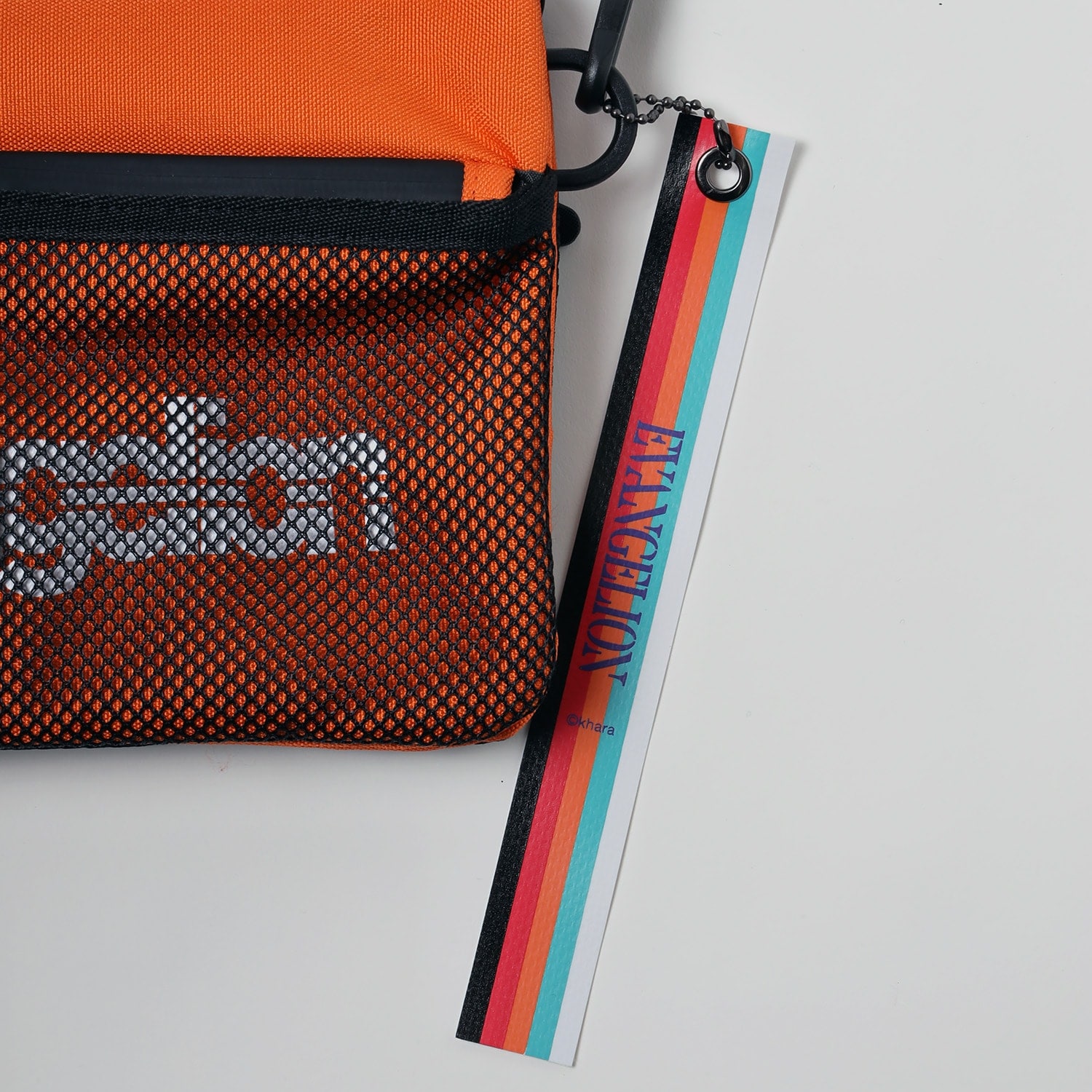 EVANGELION SHIN SACOCHE BAG by FIRE FIRST (ORANGE) ORANGE ONE SIZE