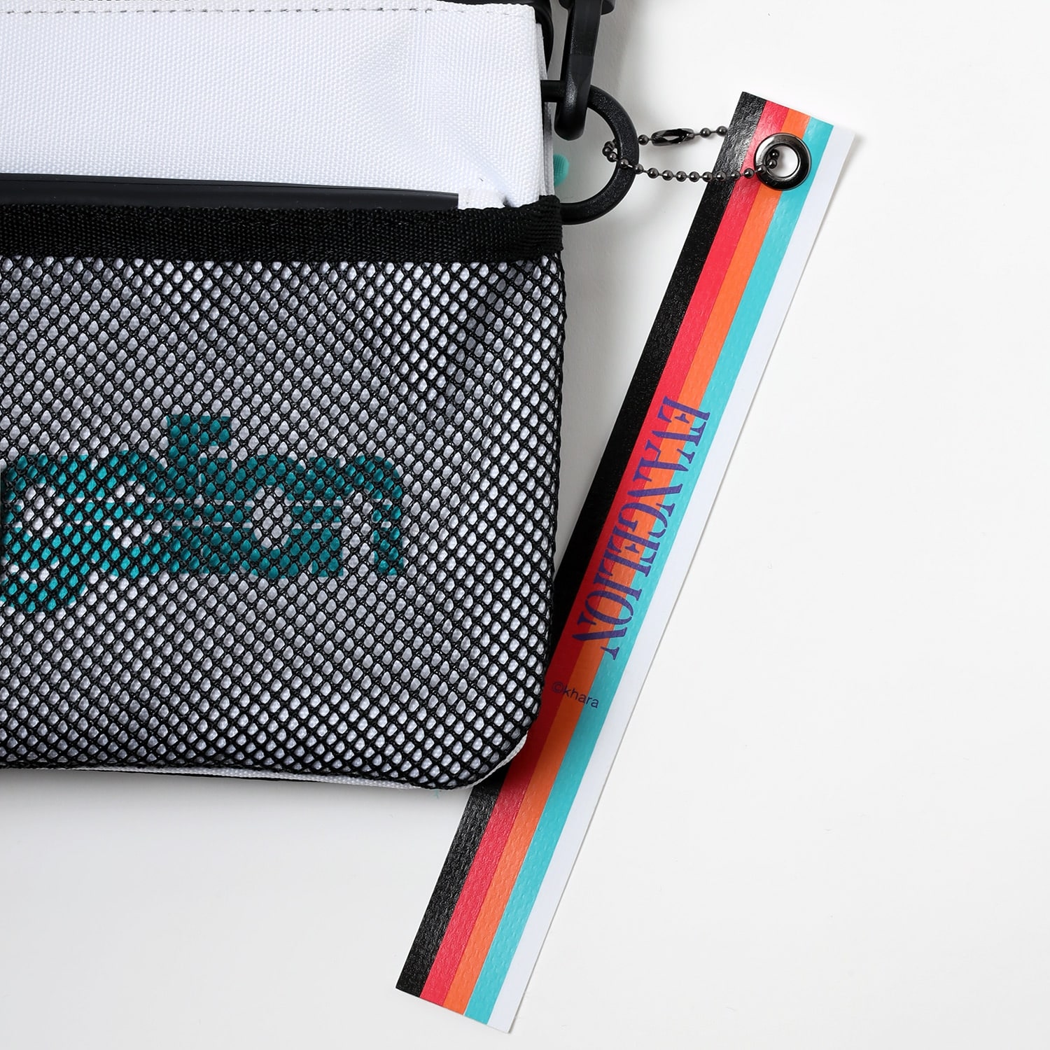 EVANGELION SHIN SACOCHE BAG by FIRE FIRST (WHITE) WHITE ONE SIZE