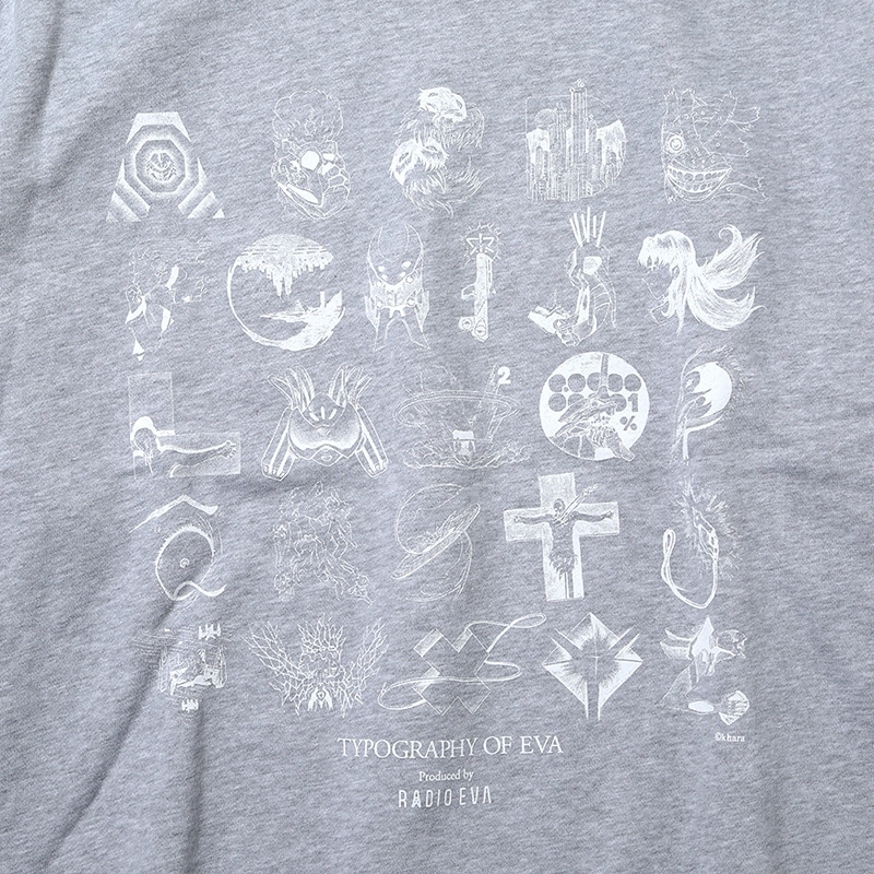 TYPOGRAPHY OF EVA Sweat (グレー) グレー XL