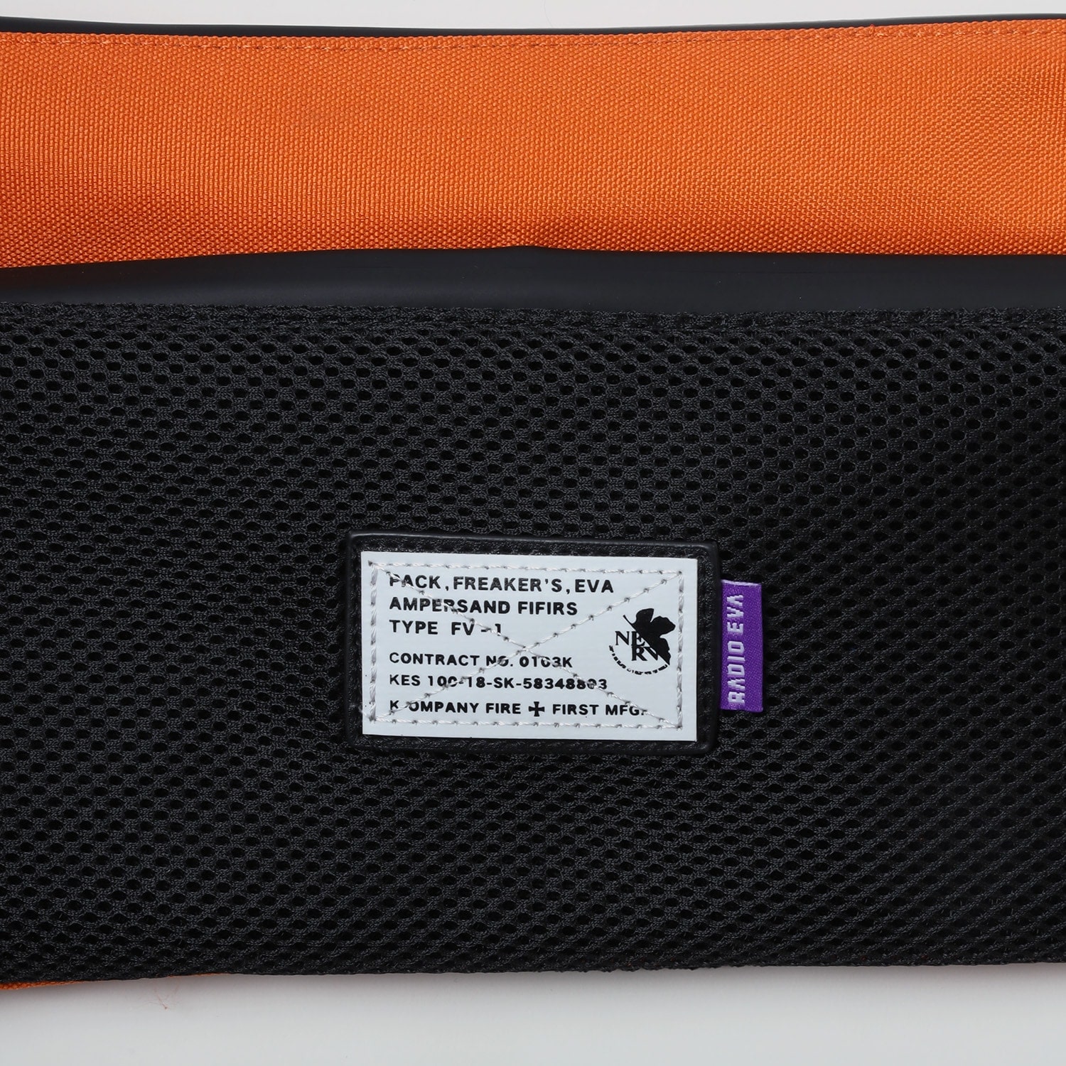 EVANGELION SHIN SACOCHE BAG by FIRE FIRST (ORANGE) ORANGE ONE SIZE