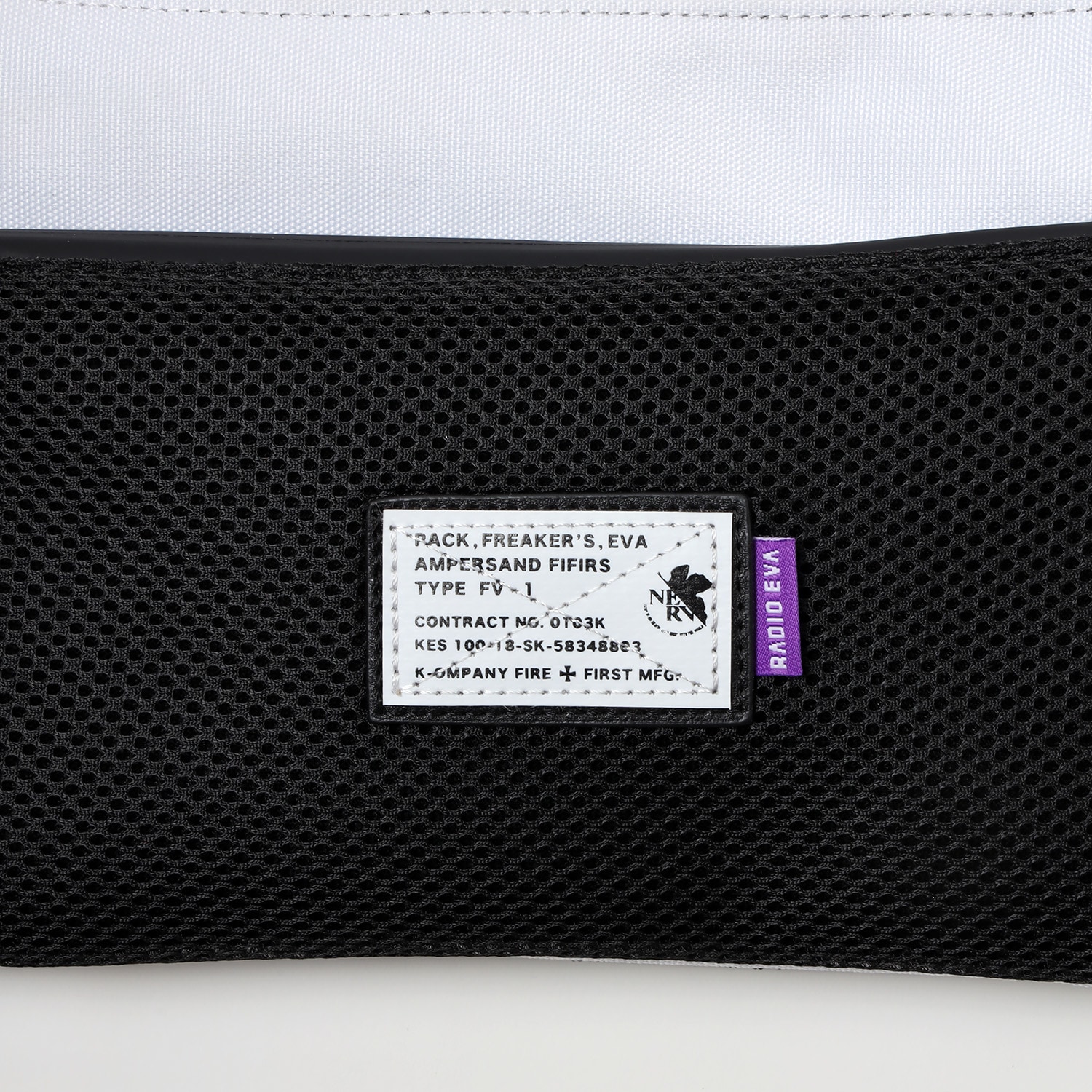 EVANGELION SHIN SACOCHE BAG by FIRE FIRST (WHITE) WHITE ONE SIZE