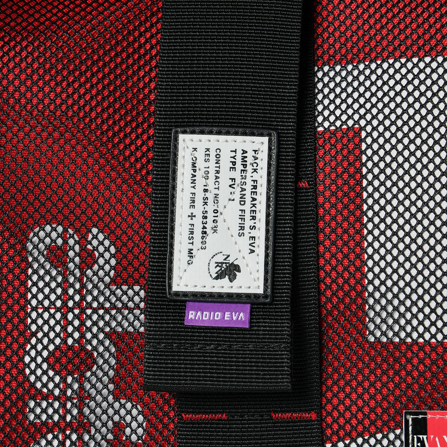 EVANGELION SHIN ROLL BACK PACK by FIRE FIRST (RED) RED ONE SIZE