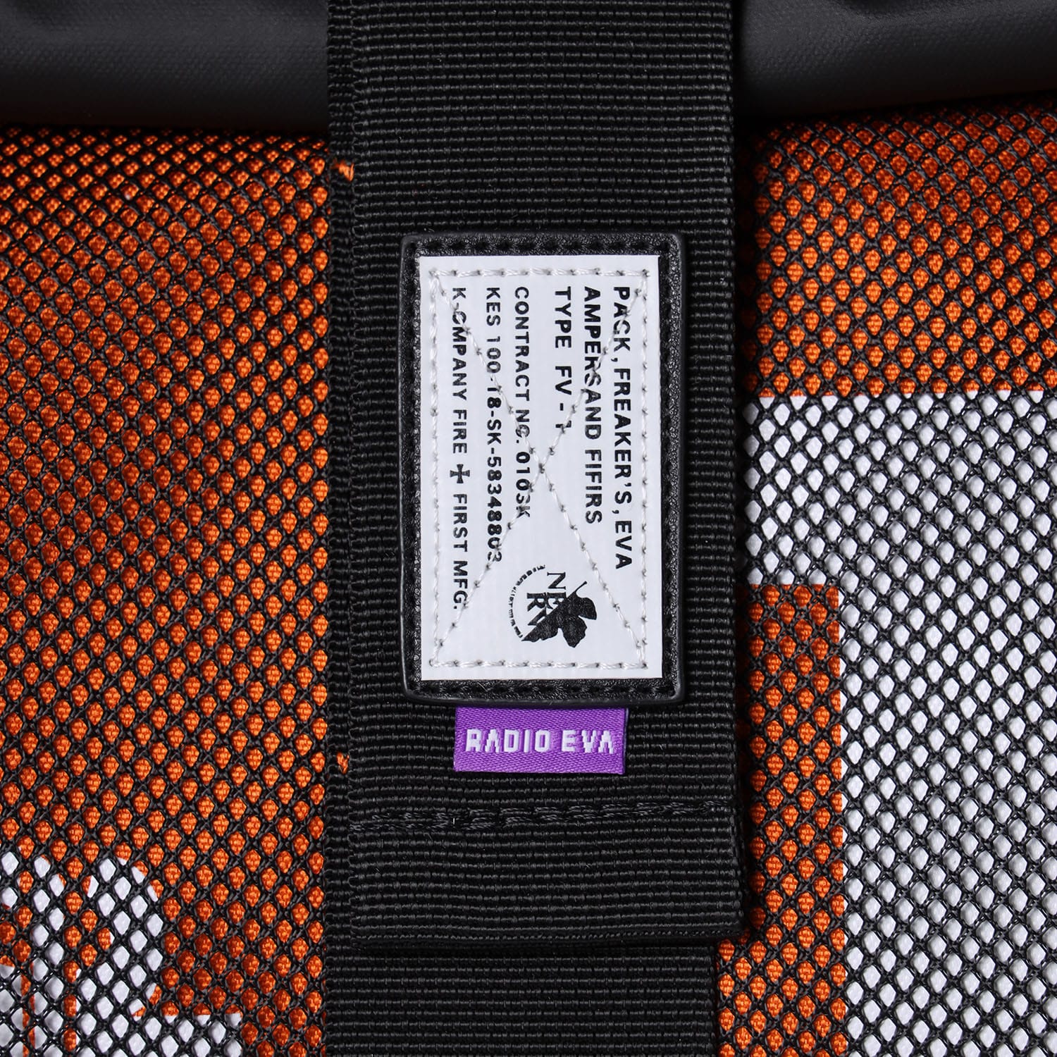 EVANGELION SHIN ROLL BACK PACK by FIRE FIRST (ORANGE) ORANGE ONE SIZE