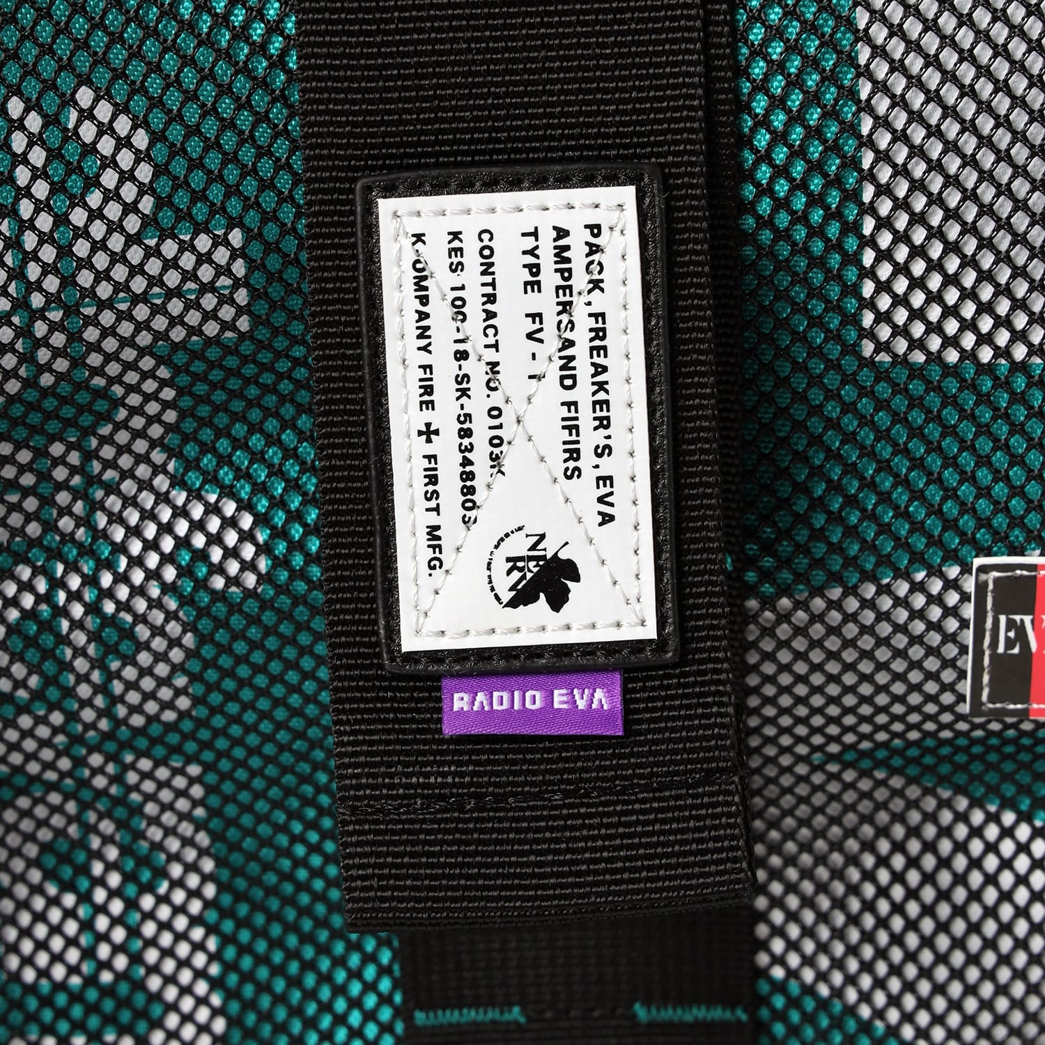 EVANGELION SHIN ROLL BACK PACK by FIRE FIRST (SKY BLUE) SKY BLUE ONE SIZE