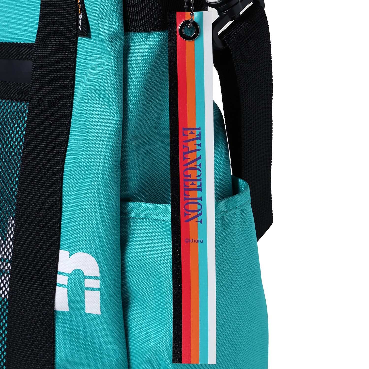 EVANGELION SHIN TOTE BAG by FIRE FIRST (SKY BLUE) SKY BLUE ONE SIZE