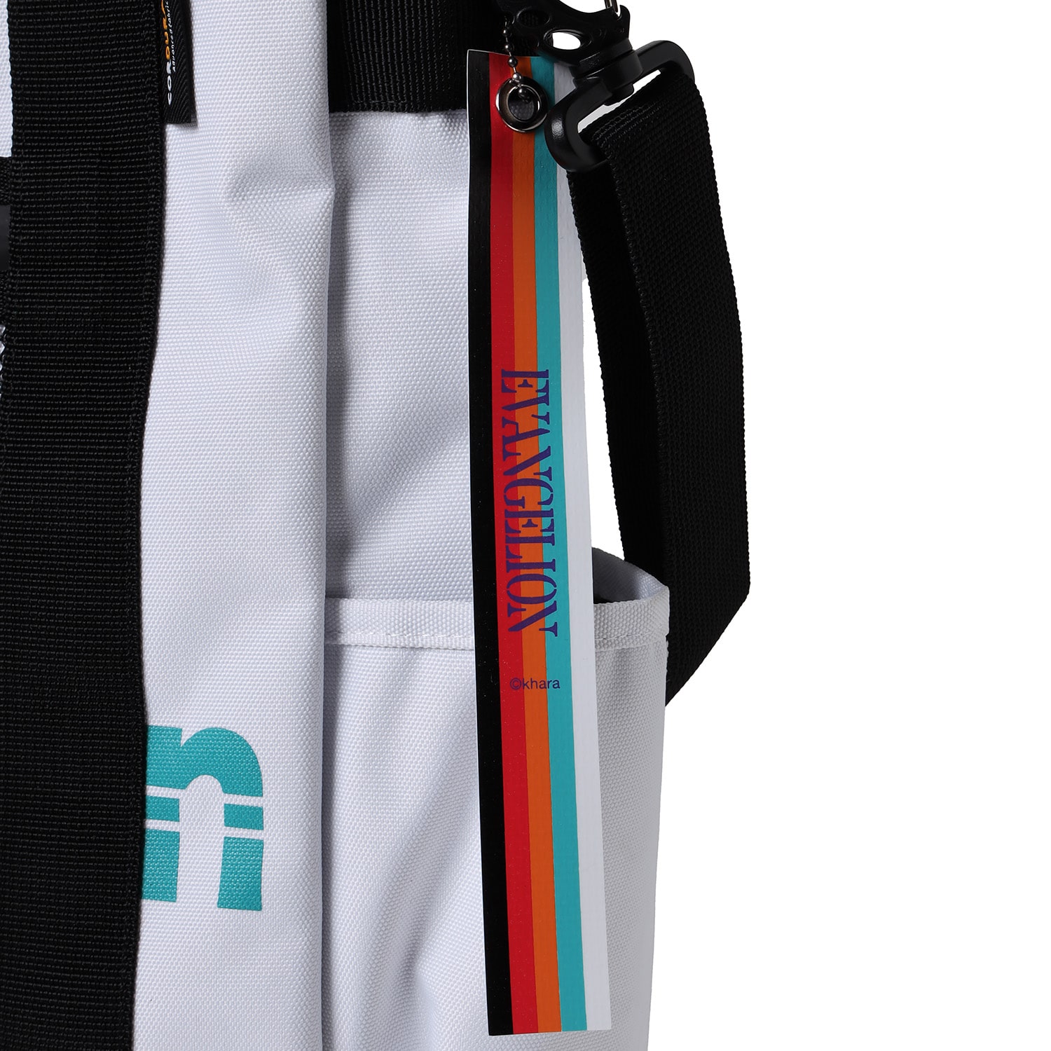 EVANGELION SHIN TOTE BAG by FIRE FIRST (WHITE) WHITE ONE SIZE