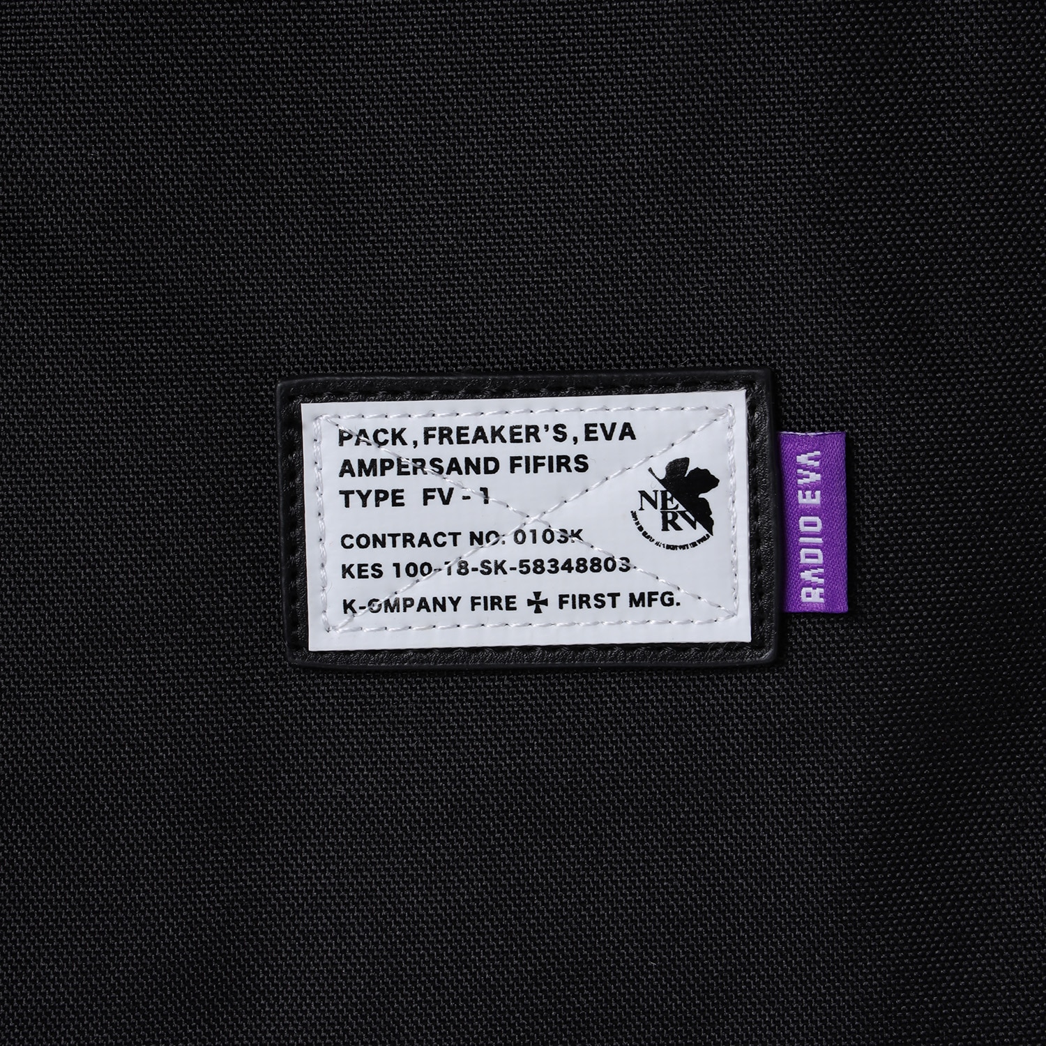 EVANGELION SHIN TOTE BAG by FIRE FIRST (BLACK) BLACK ONE SIZE