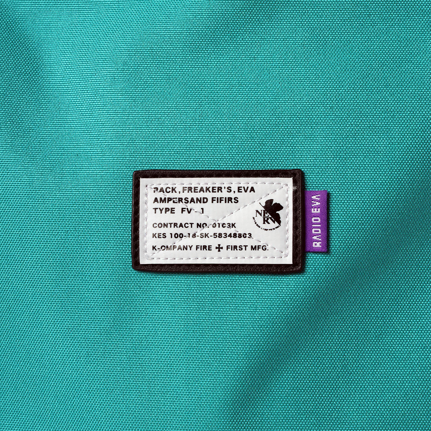 EVANGELION SHIN TOTE BAG by FIRE FIRST (SKY BLUE) SKY BLUE ONE SIZE