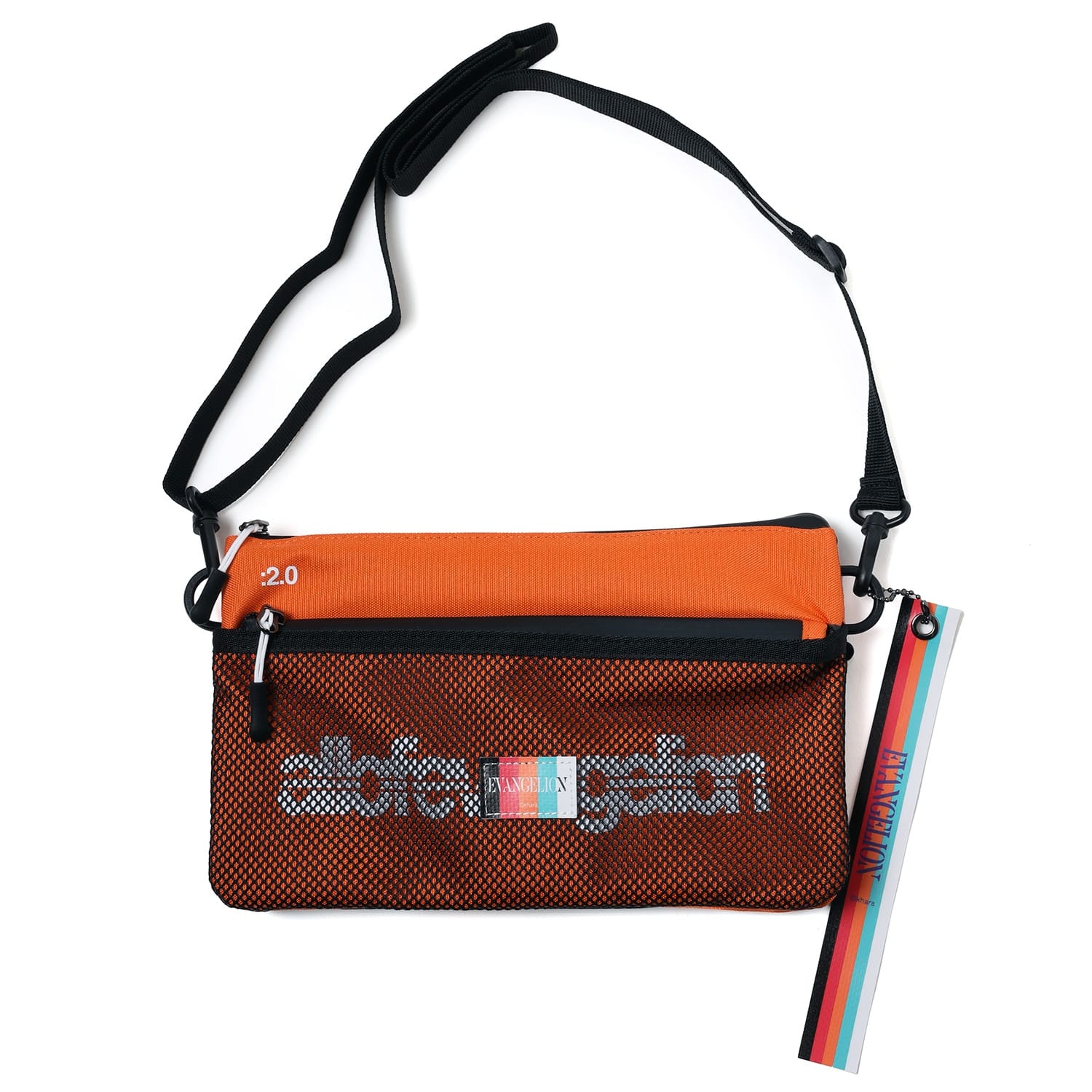 EVANGELION SHIN SACOCHE BAG by FIRE FIRST (ORANGE) ORANGE ONE SIZE