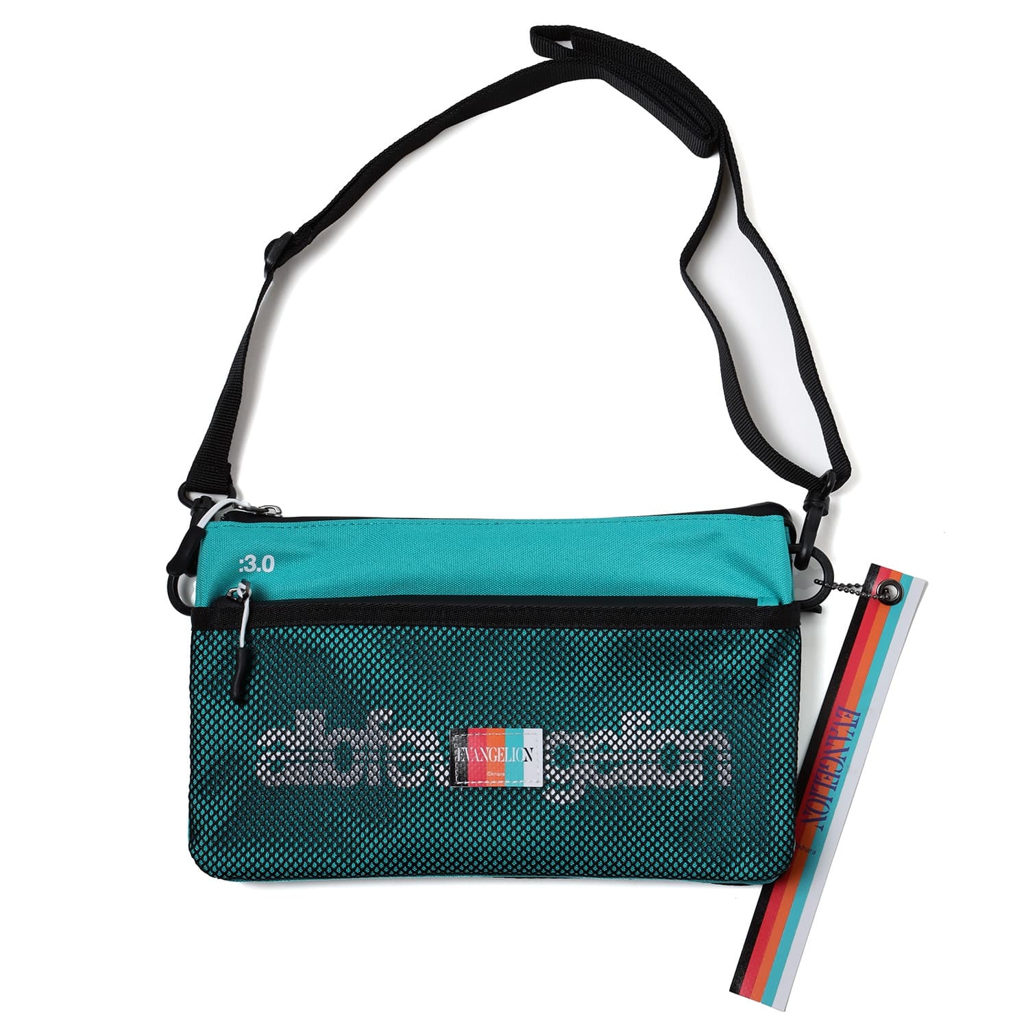 EVANGELION SHIN SACOCHE BAG by FIRE FIRST (SKY BLUE) SKY BLUE ONE SIZE