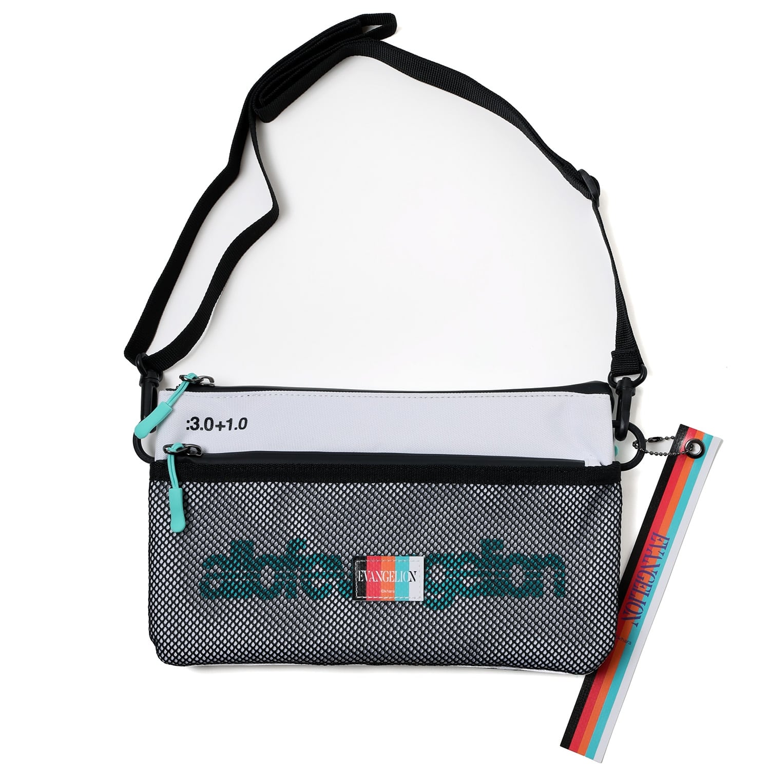 EVANGELION SHIN SACOCHE BAG by FIRE FIRST (WHITE) WHITE ONE SIZE