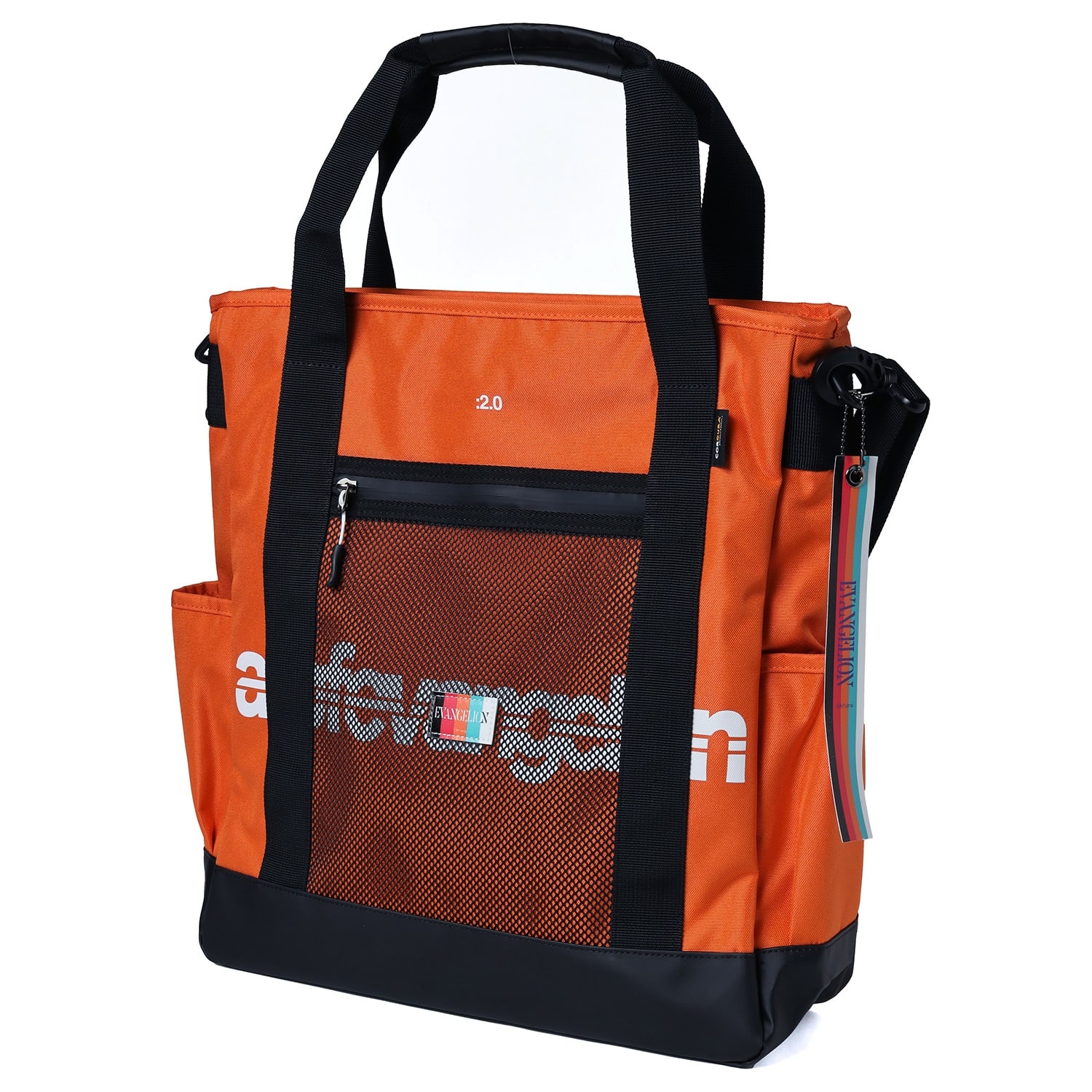 EVANGELION SHIN TOTE BAG by FIRE FIRST (ORANGE) ORANGE ONE SIZE