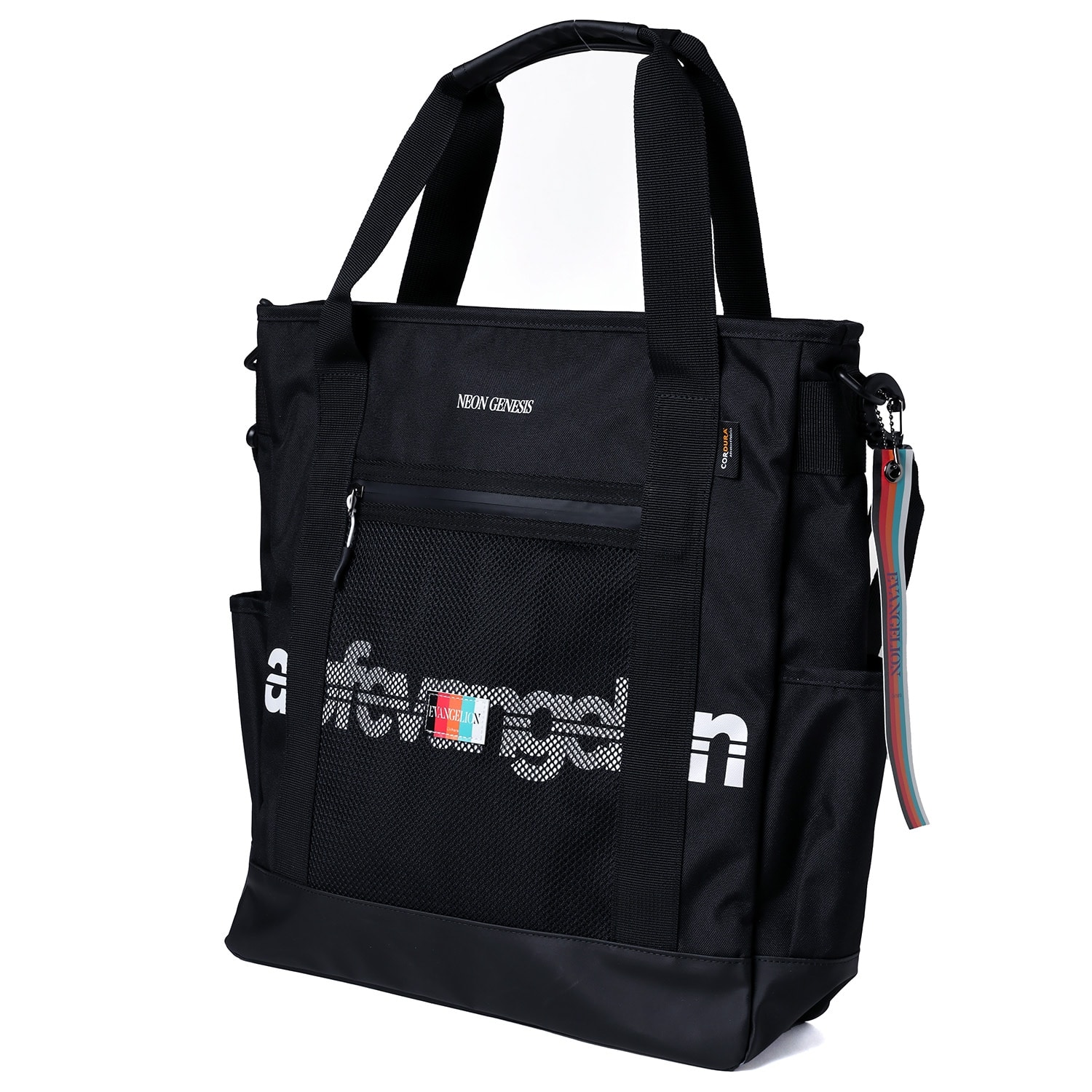 EVANGELION SHIN TOTE BAG by FIRE FIRST (BLACK)