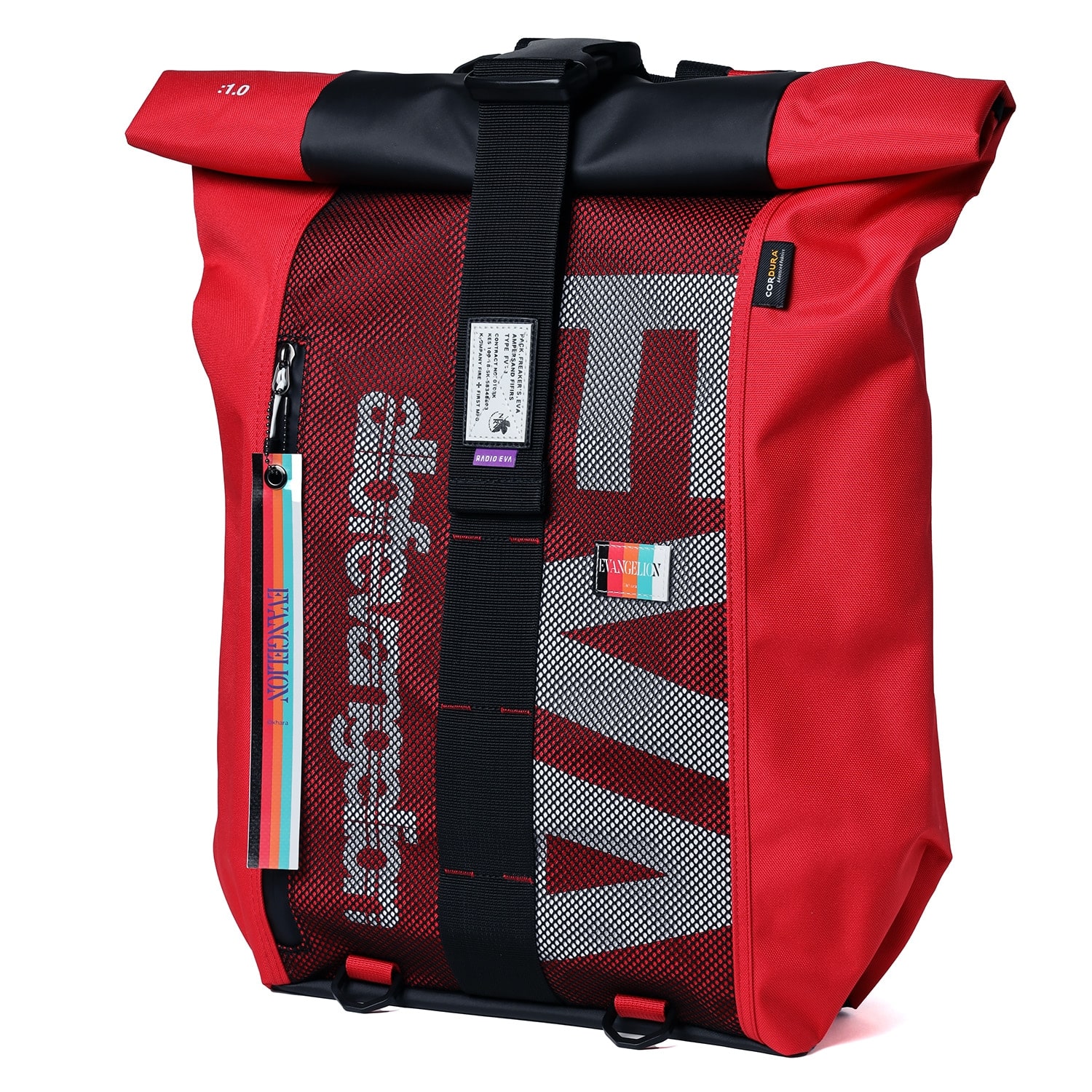 EVANGELION SHIN ROLL BACK PACK by FIRE FIRST (RED)