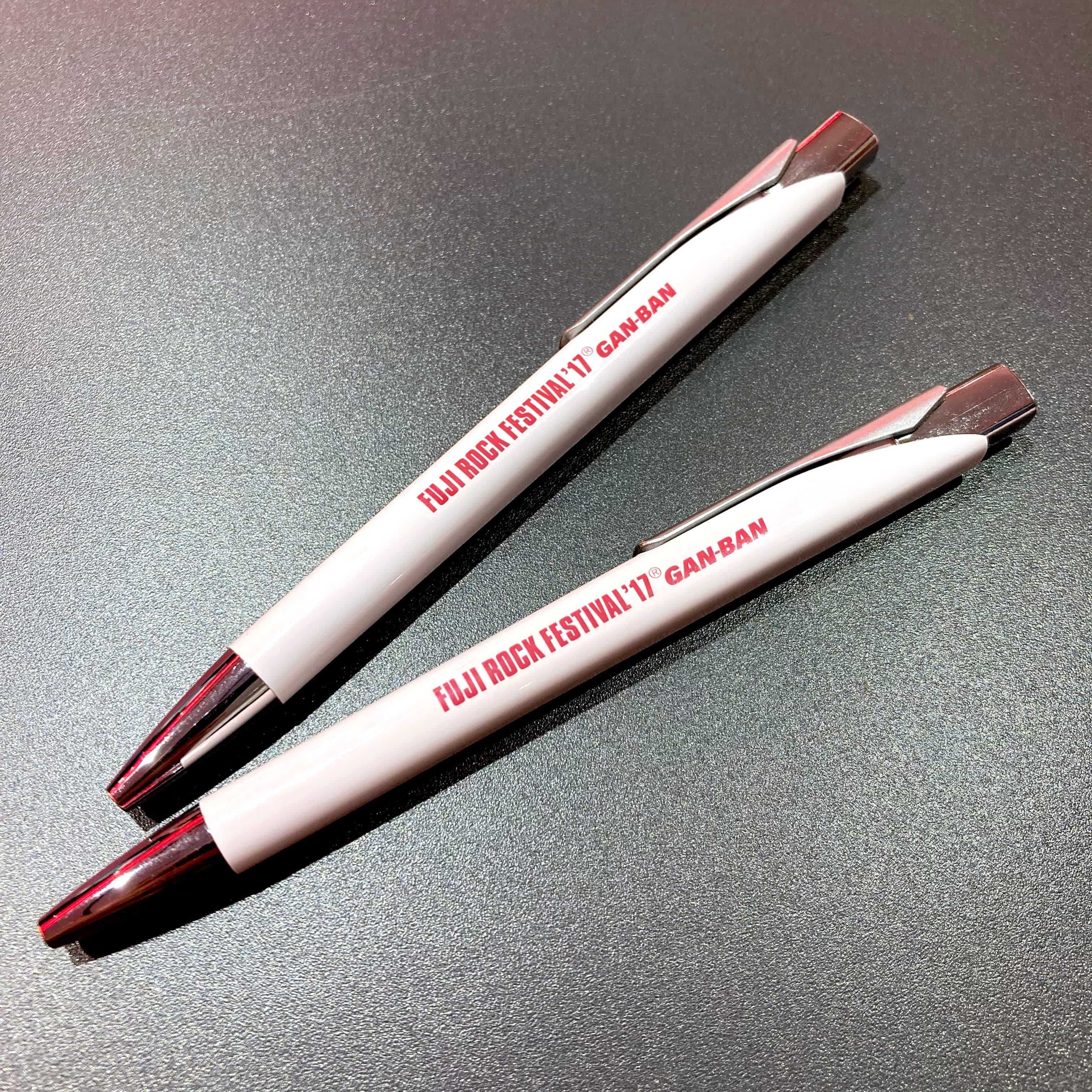 FUJI ROCK FESTIVAL × GAN-BAN Ballpoint Pen WHITE 2017