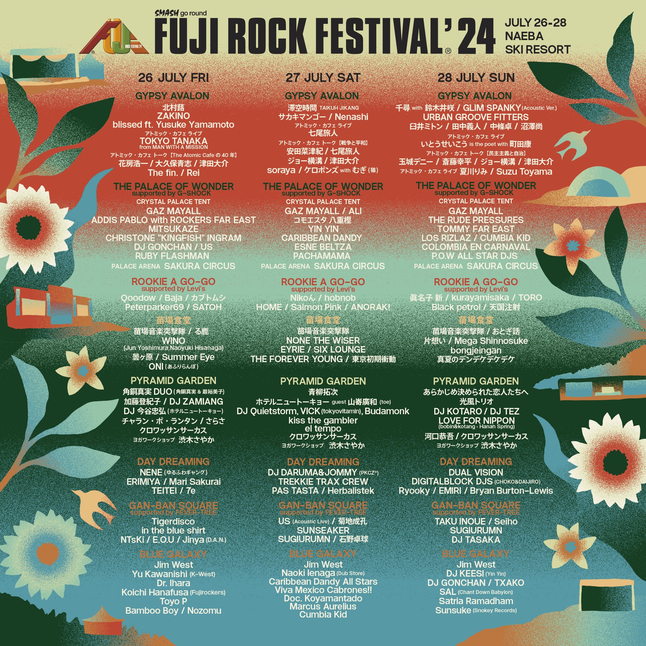 フジロック'24 グッズ福袋【店頭限定バージョン】 フジ袋 S