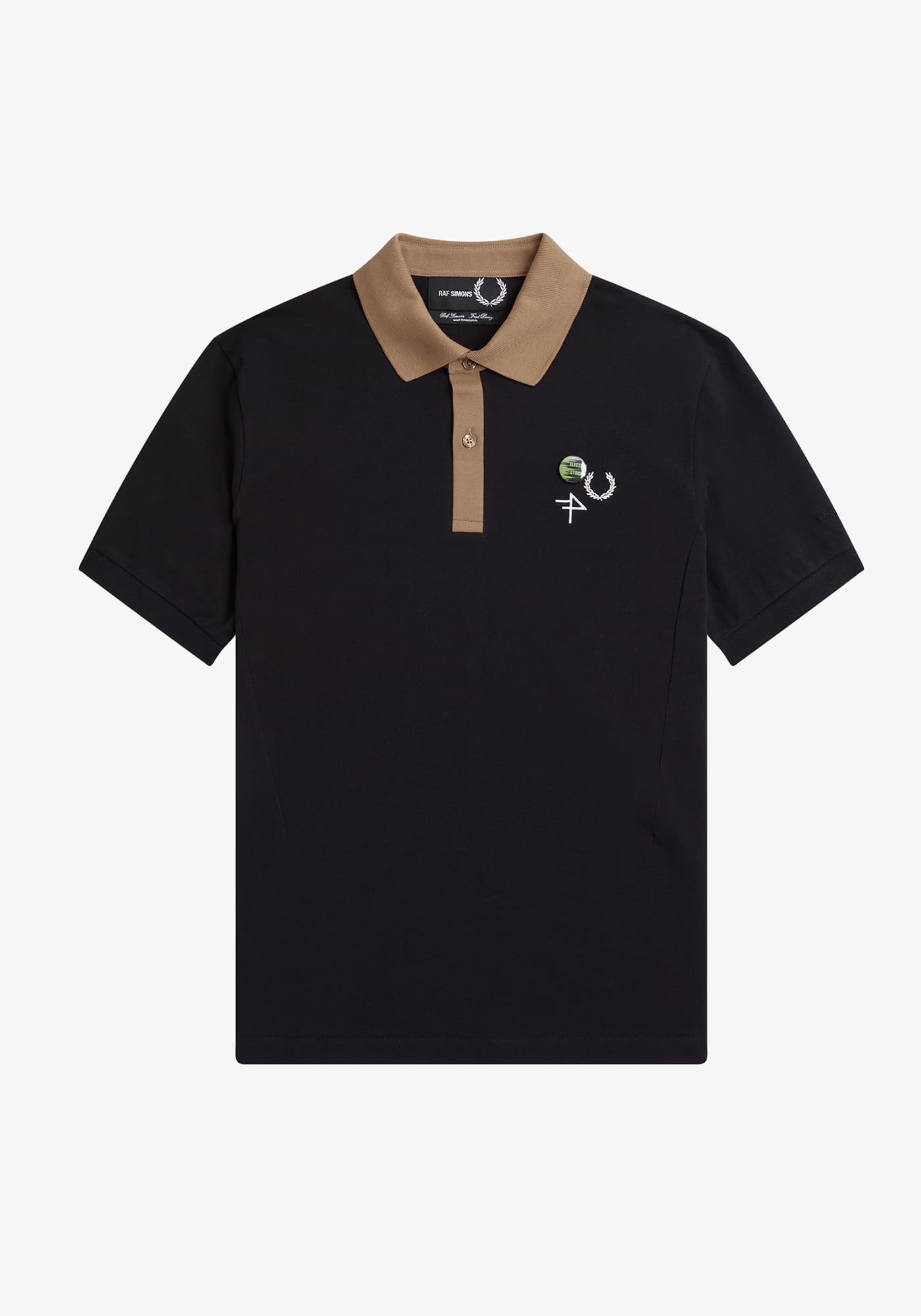 Raf Simons Contrast Collar Polo Shirt