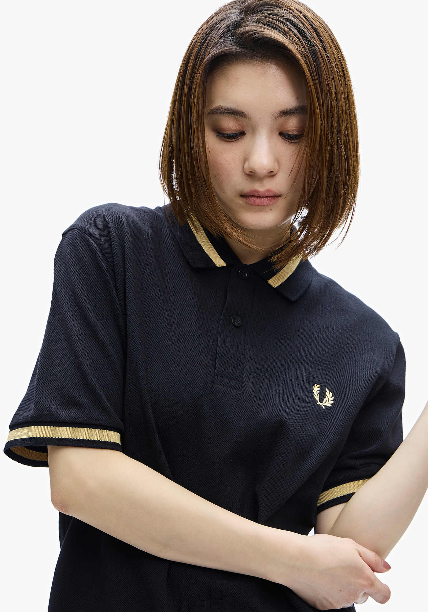 フレッドペリーSingle Tipped Fred Perry Shirt-