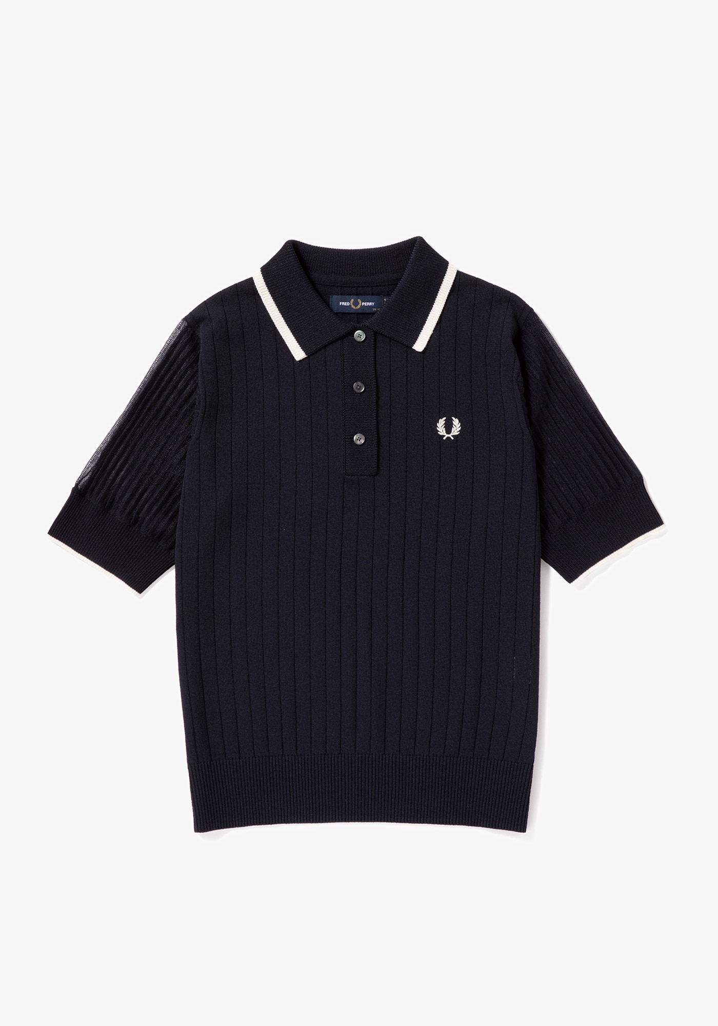 fredperryRib Stitch Knitted Shirt - F7240 - www.airkingfiltration.com