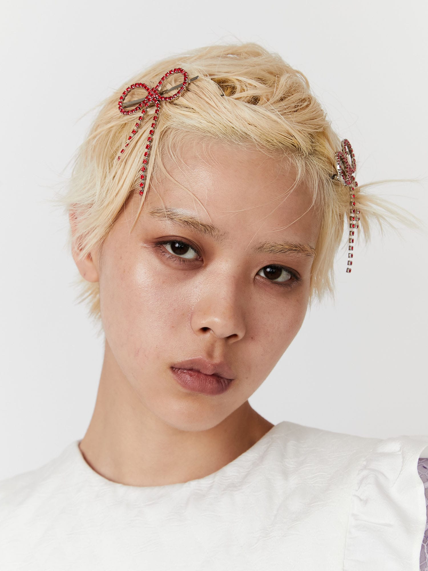 753 Bow Hair Pins(F レッド)｜ PAMEO POSE｜渋谷PARCO | ONLINE PARCO