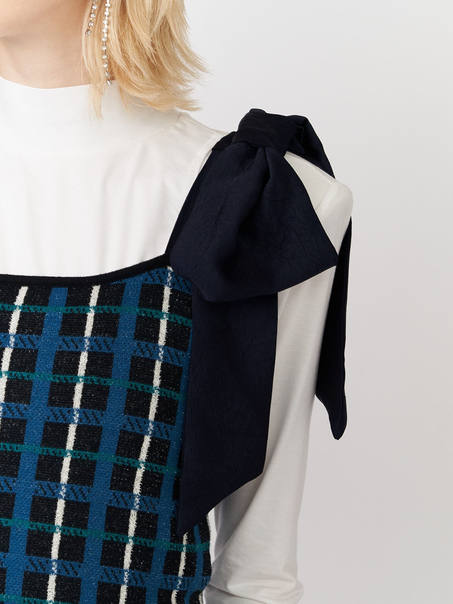 Plaid Knit Bustier(F ブラック)｜ PAMEO POSE｜渋谷PARCO | ONLINE