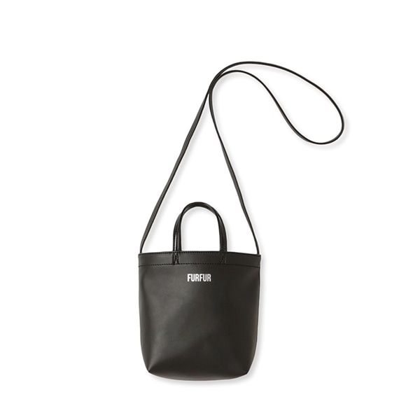 ダブルフェイスミニショルダーバッグ BLK S