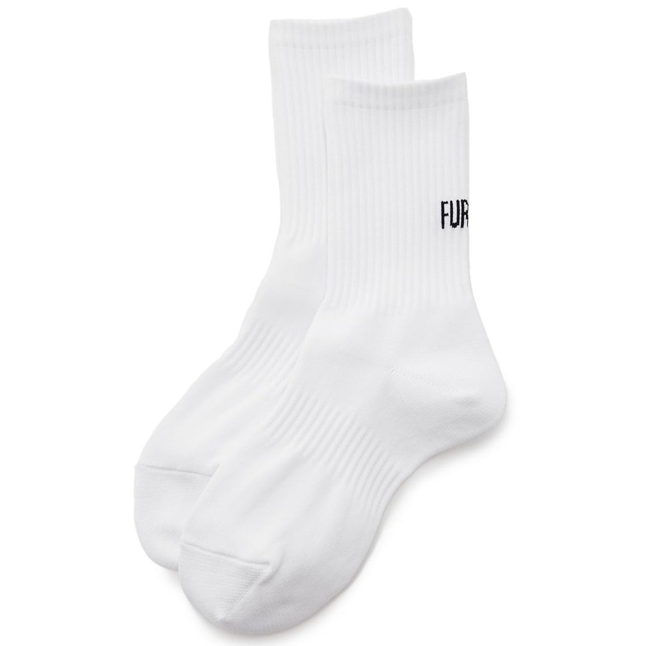 ロゴ入りリブソックス WHT F