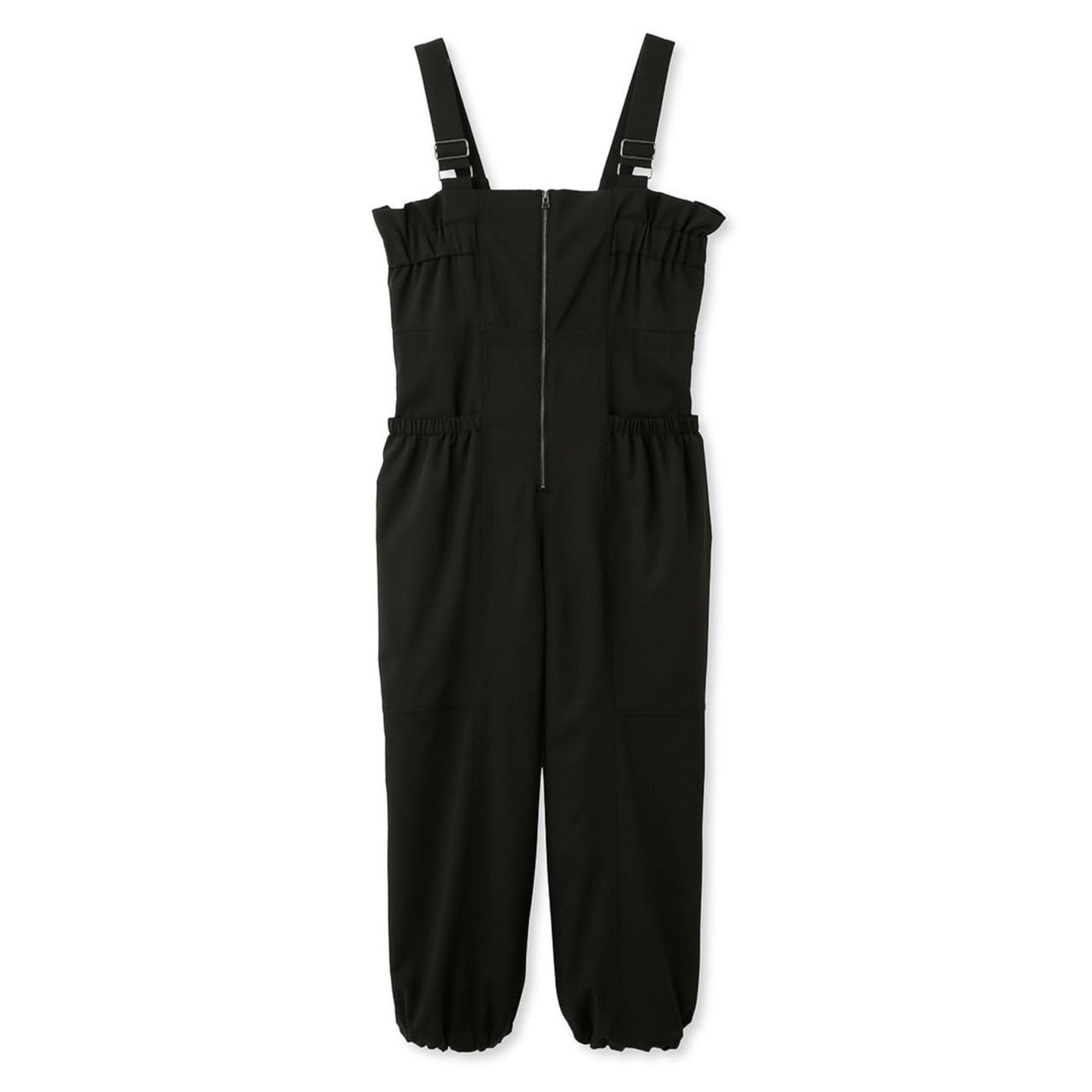 ワークディティールワイドサロペット BLK F