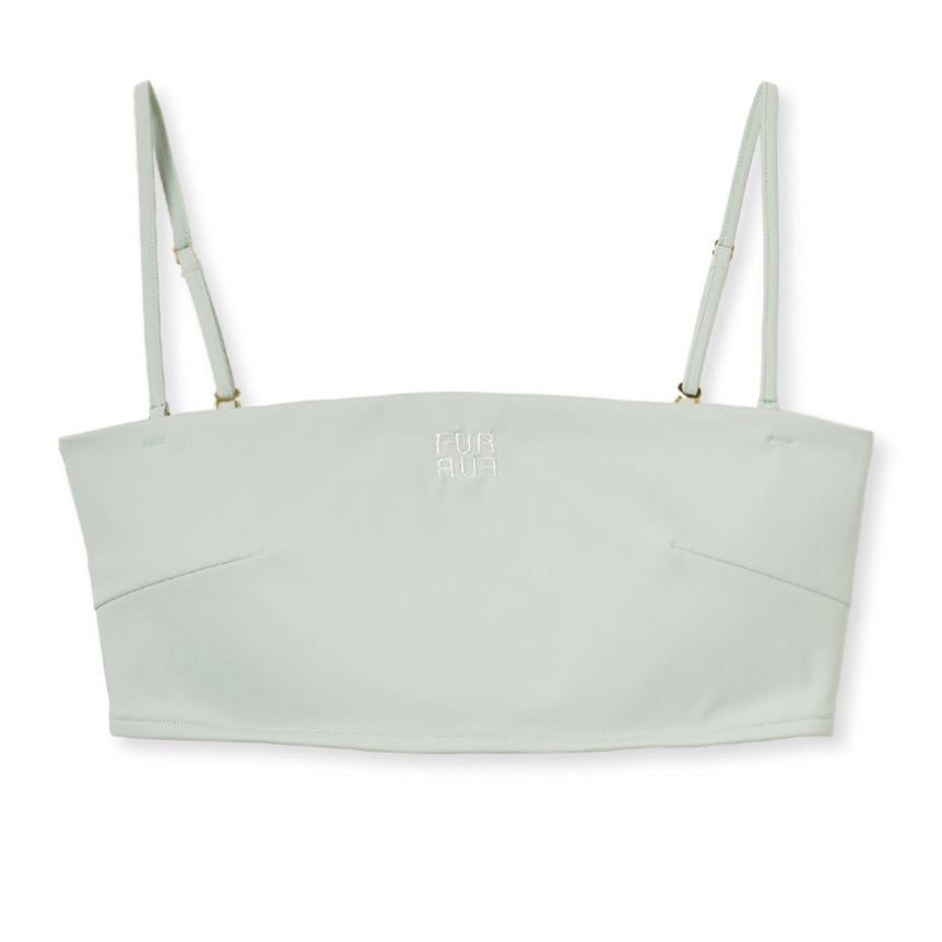 ロゴ刺繍バンドゥブラトップ MNT F