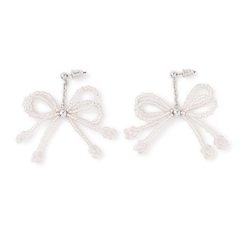 リボンピアス PNK F