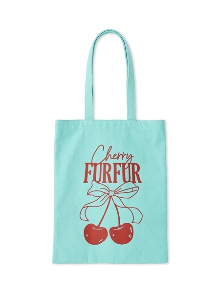 【上國料萌衣コラボ】チェリートートバッグ BLU F
